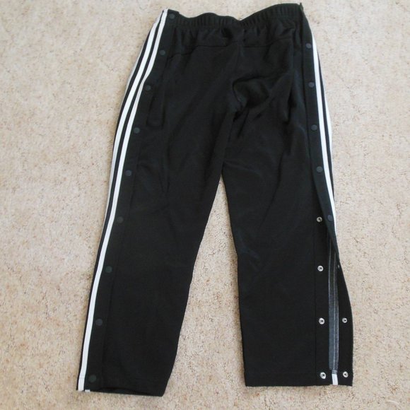 SOLD…Adidas Black Tear Away Warm Up Pants - Picture 4 of 4